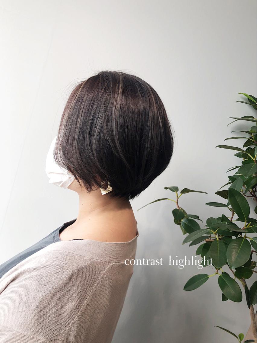 ショート 岸川 恭子のヘアスタイル