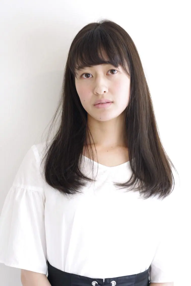 セミロング カラー 松田 光雄のヘアスタイル