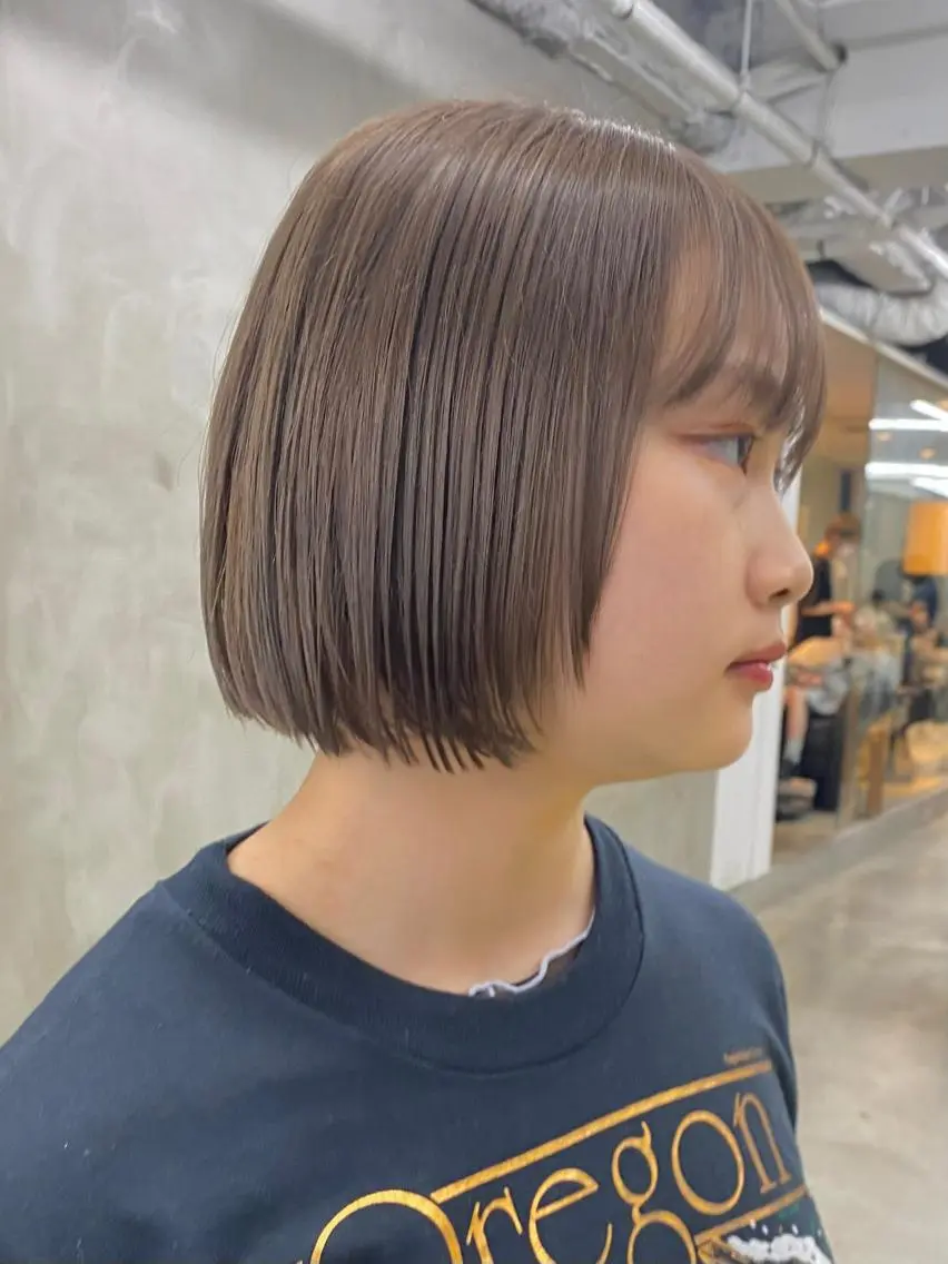 ミディアム カラー 無料カットモデル募集 🌱ひょうがのヘアスタイル