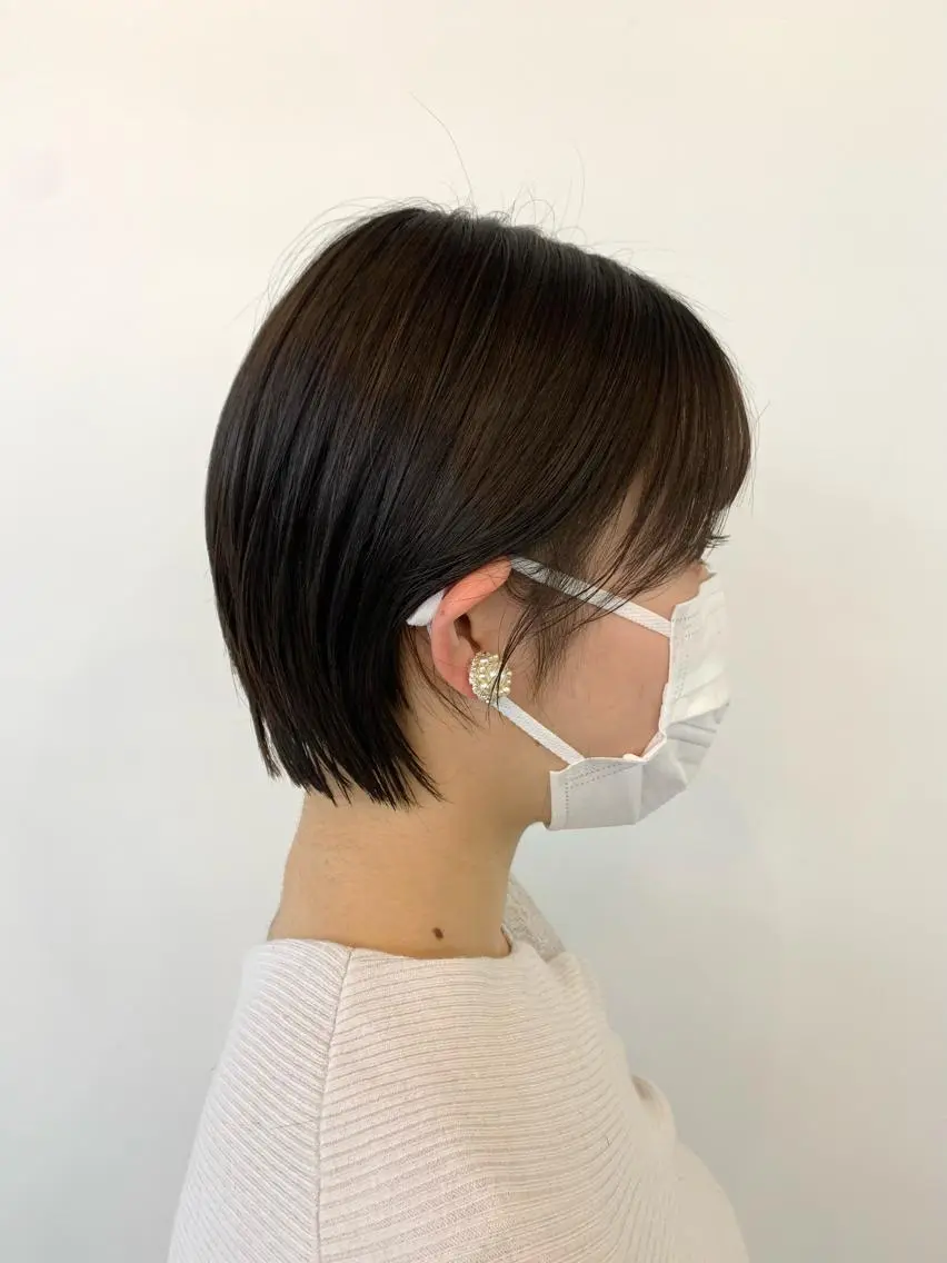 ショート カラー カット ヘアカラー トリートメント 明治神宮前 NANAMIのヘアスタイル