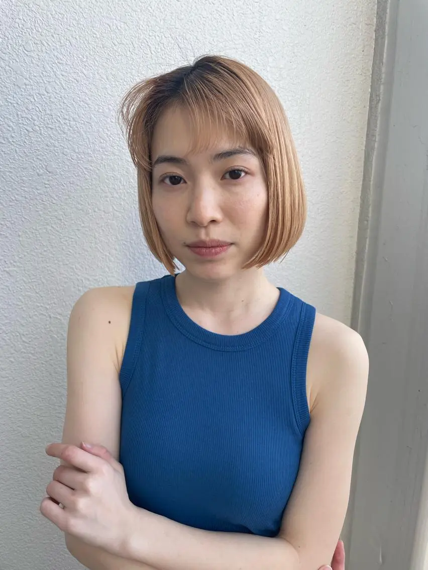 カラー カット 佐伯 和佳のヘアスタイル