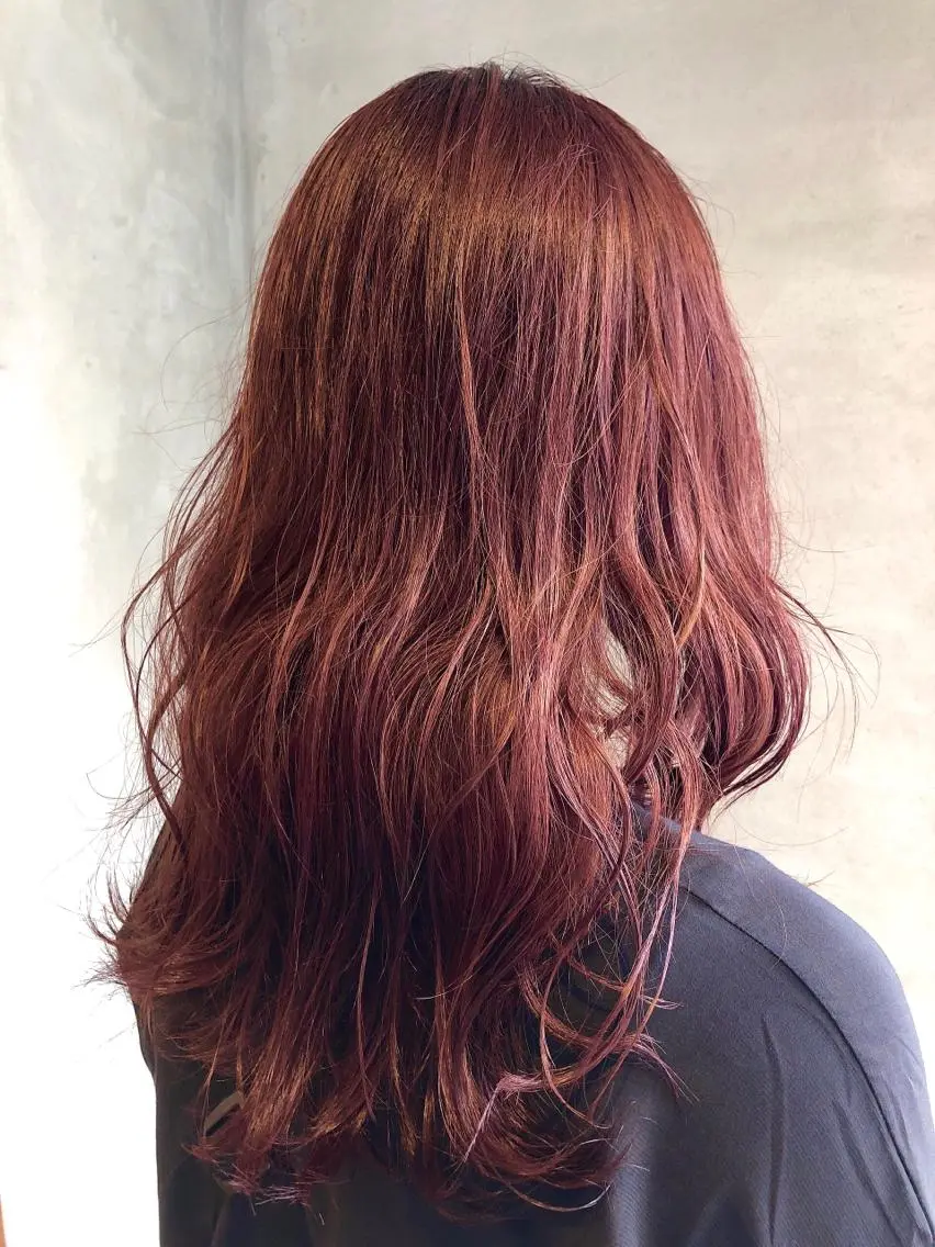 ロング カラー イルミナカラー カノエ 松江学園店のヘアスタイル