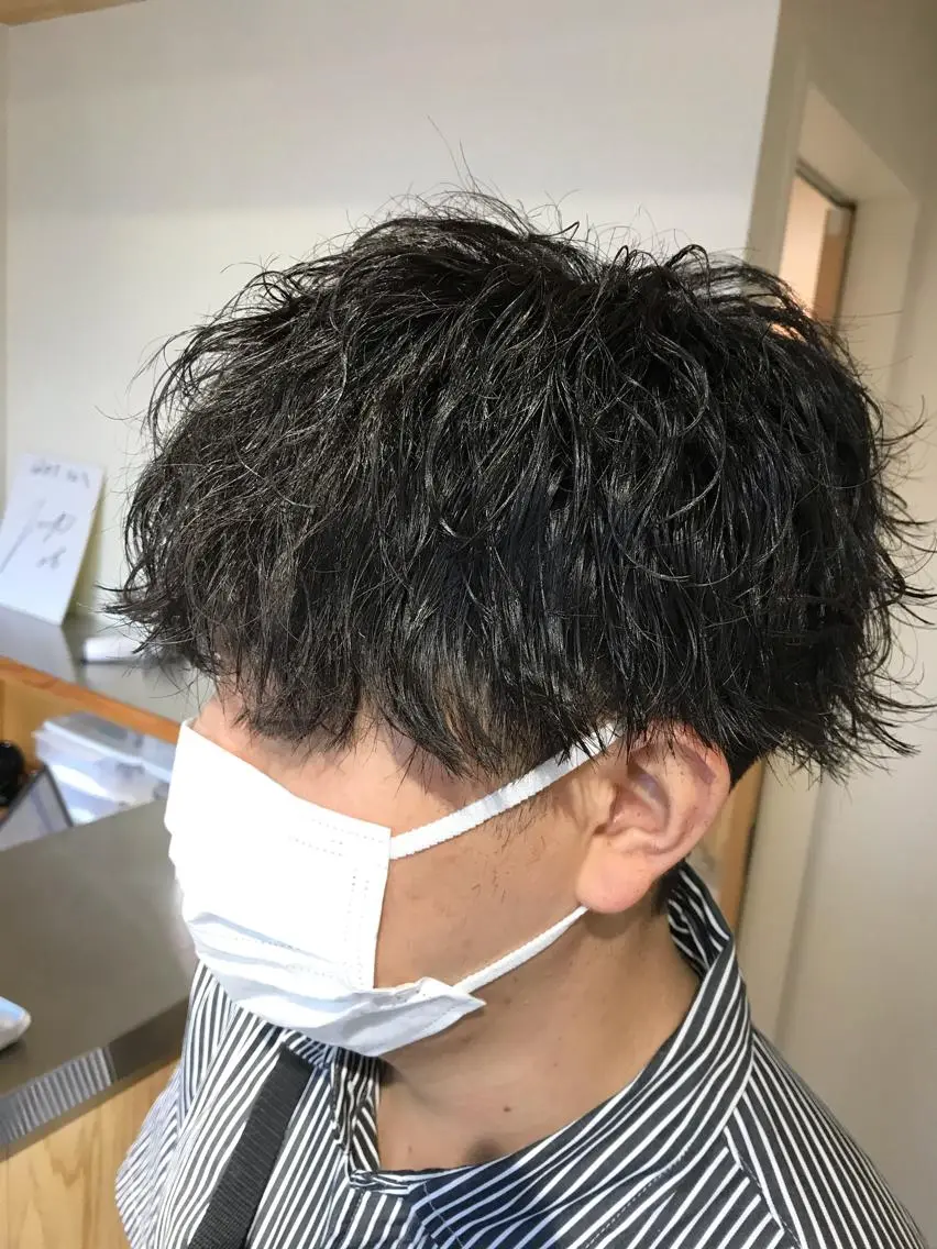 パーマ メンズ カット パーマ ヘアセット 再現性No.1ヘア ごーた立川のヘアスタイル