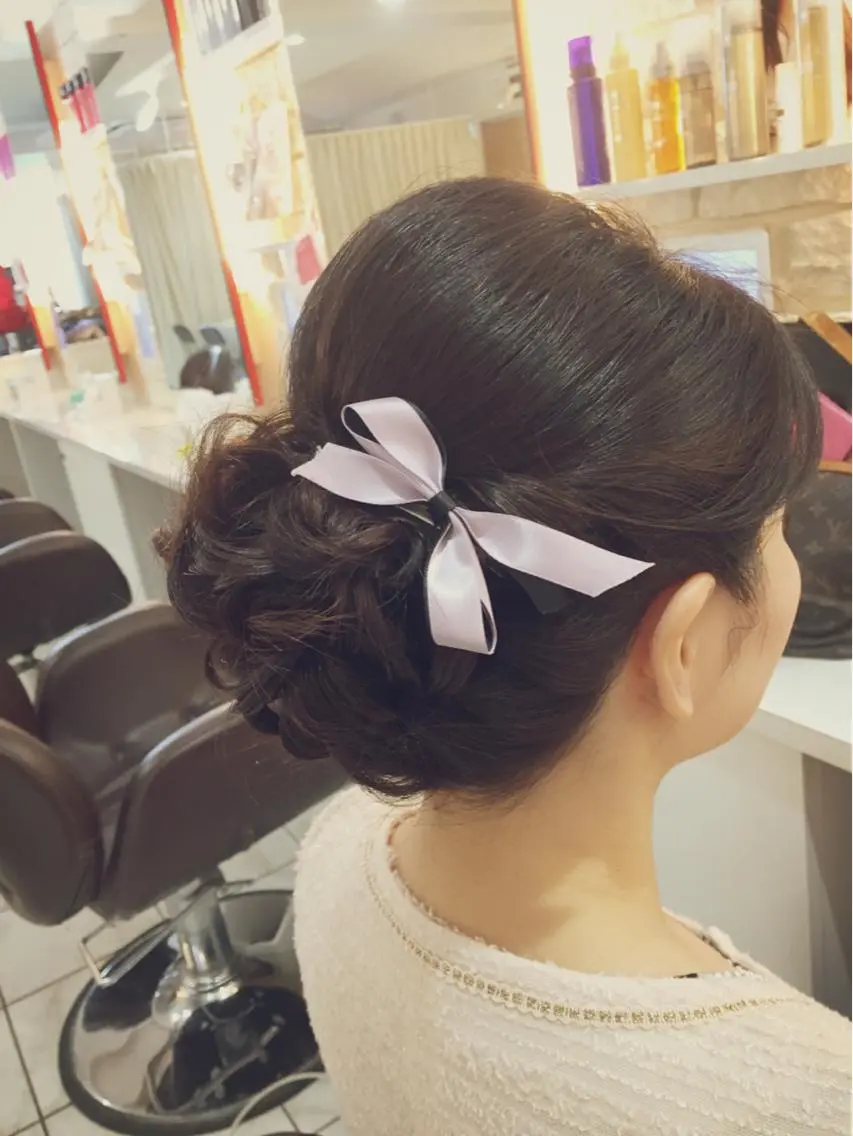 ヘアアレンジ 福永 里奈のヘアスタイル