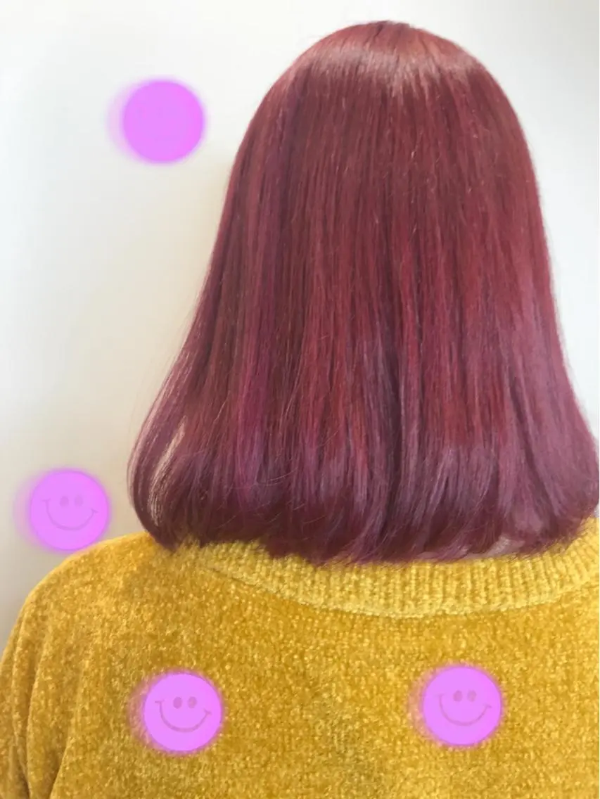 カラー ピンクカラー 新宿駅近♡個室 ♡関口三都季🌜のヘアスタイル