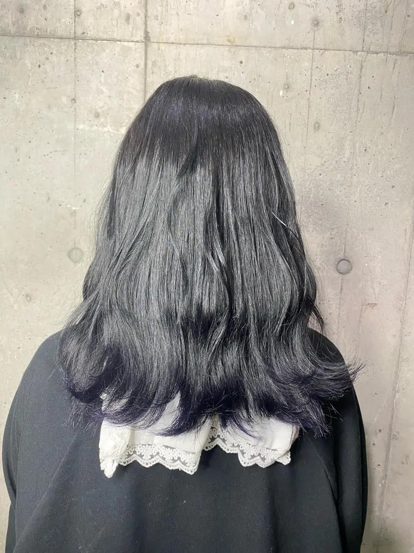 セミロング カラー 再現性No.1ヘア ごーた立川のヘアスタイル