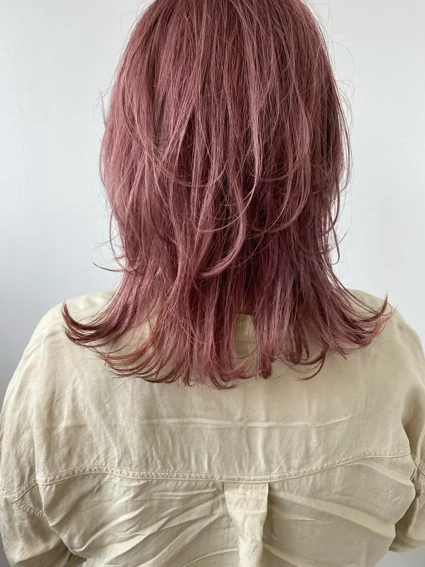 セミロング ハイレイヤー レイヤーカット fit stand /HIIRAGIのヘアスタイル