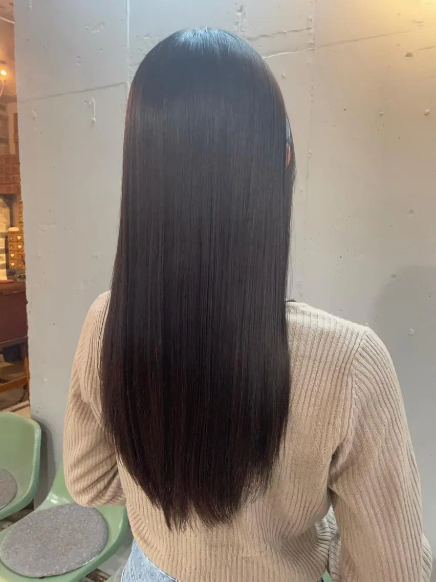 ロング ハイライト 髪質改善 縮毛矯正 トリートメント 🌼褒められヘア🌼 kaoのヘアスタイル