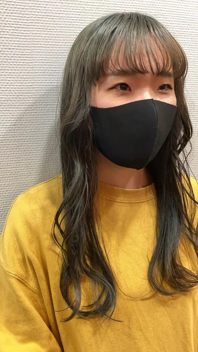 ロング 韓国風ヘア レイヤーカット 塩澤 榛奈のヘアスタイル