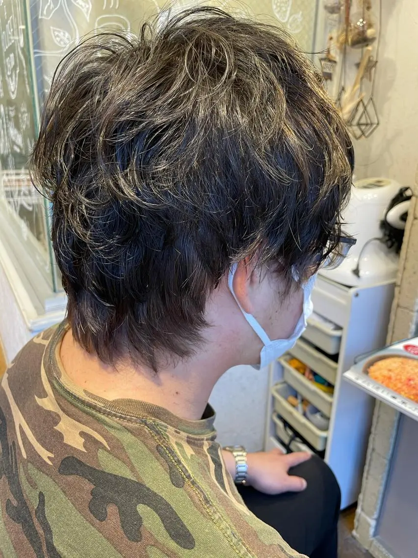 パーマ メンズ 💭メンズ特化 フクダ💭のヘアスタイル