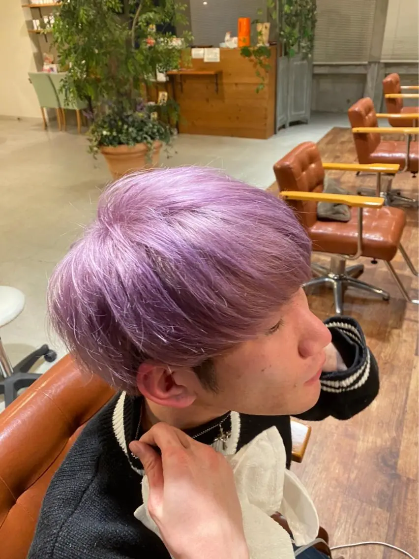 ショート カラー メンズ カット 内野 友貴のヘアスタイル