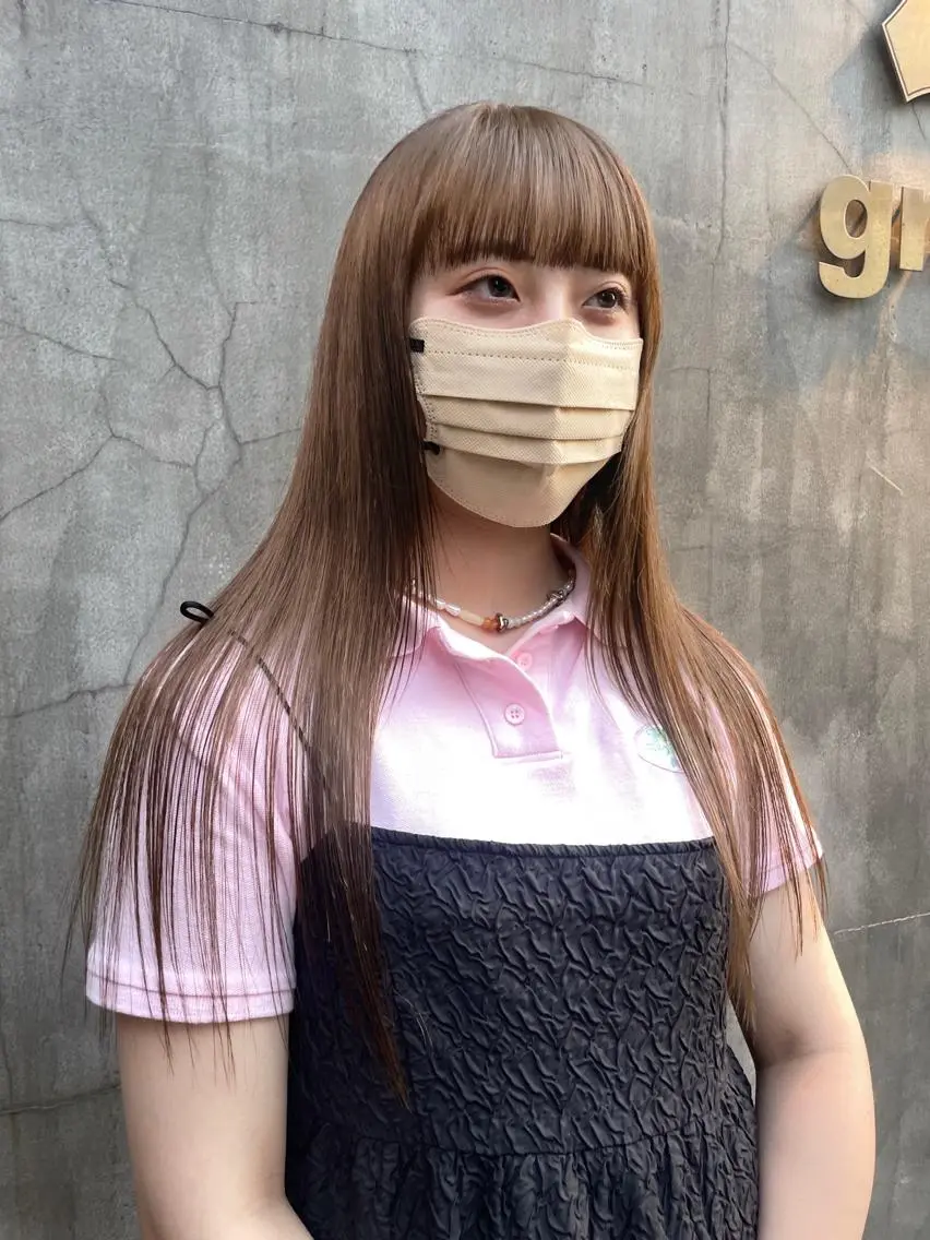 ロング カラー パーマ ヘアアレンジ ヘアカラー 縮毛矯正 トリートメント くびれレイヤー/艶 カラー　MADOKAのヘアスタイル