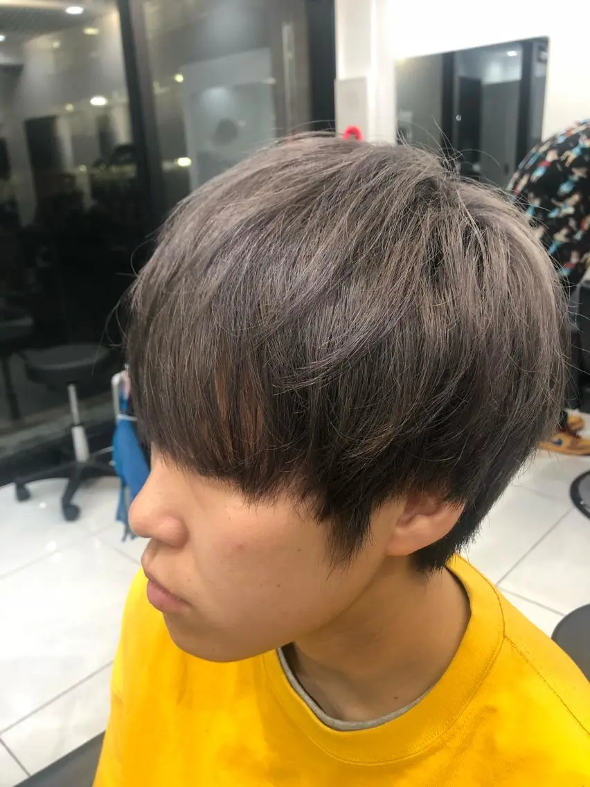 ショート アッシュ ヘアカラー トリートメント 縮毛矯正の達人 ☆ 松本のヘアスタイル