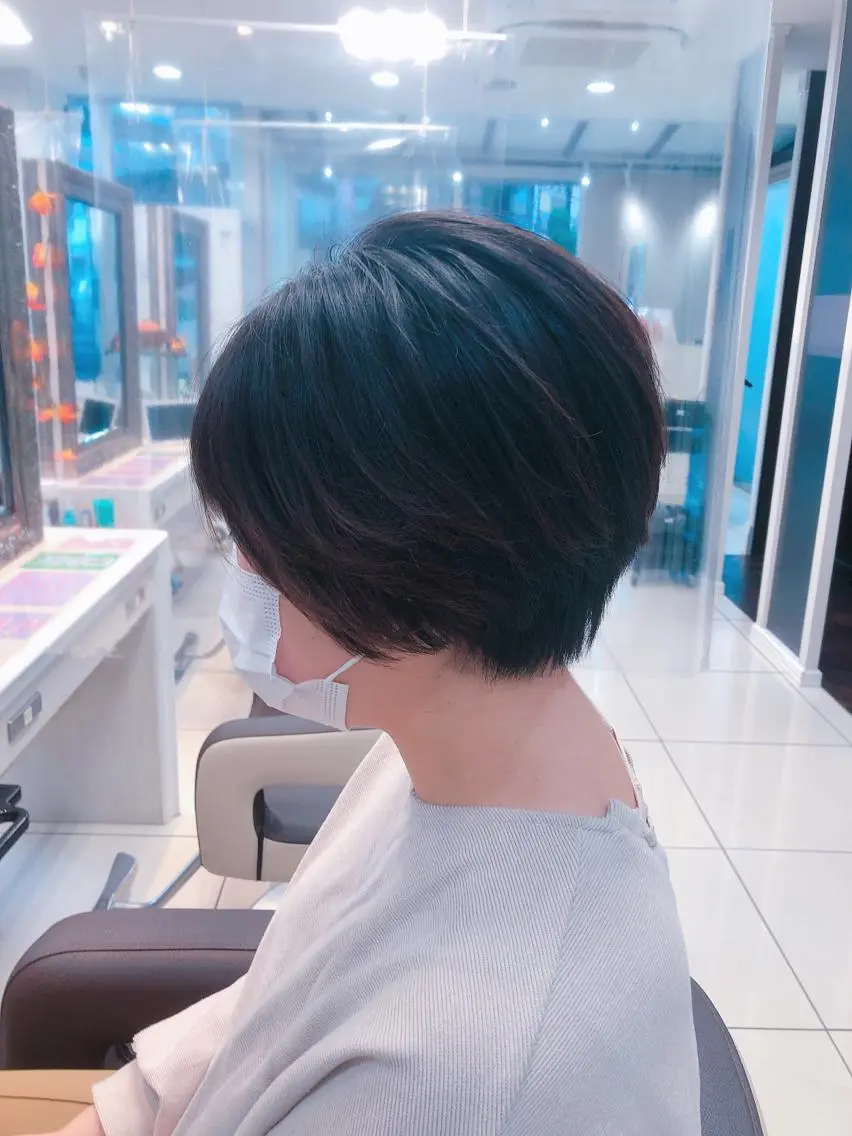 ショート ショートヘア カット トリートメント 炭木 一也のヘアスタイル