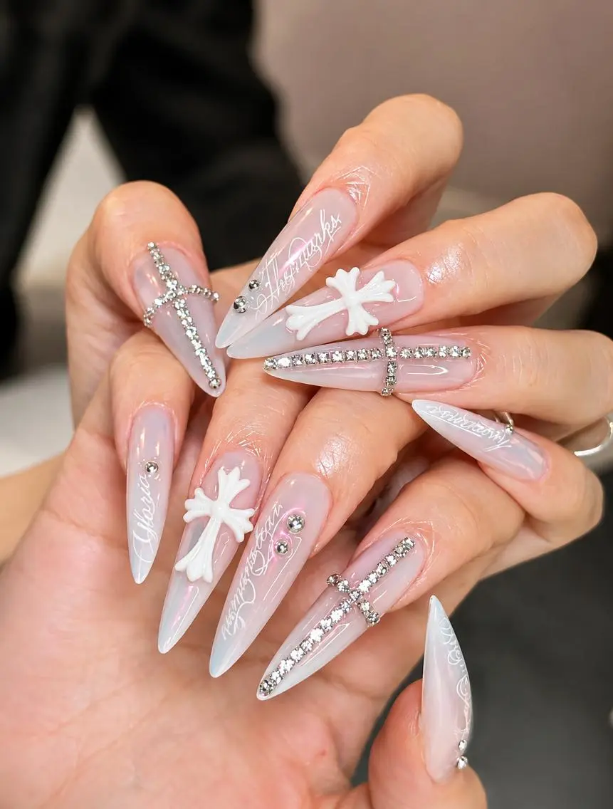 ネイル グラデーション 韓国ネイル ロングネイル 持ち込み シンプルネイル Melia Nail Nambaのネイルデザイン
