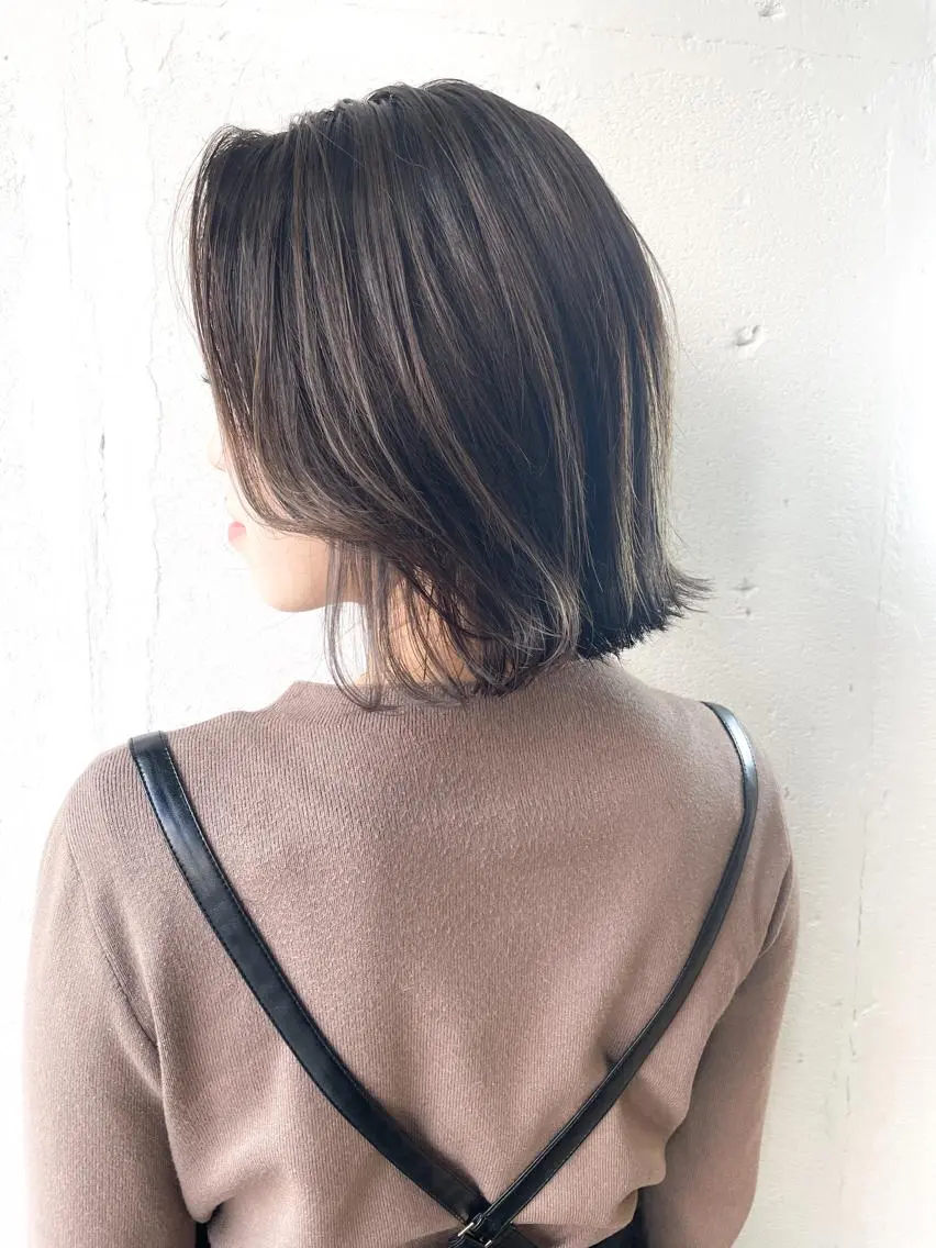 ショート カット ヘアカラー トリートメント ショート✨ボブ✨代表 新田見美仁のヘアスタイル
