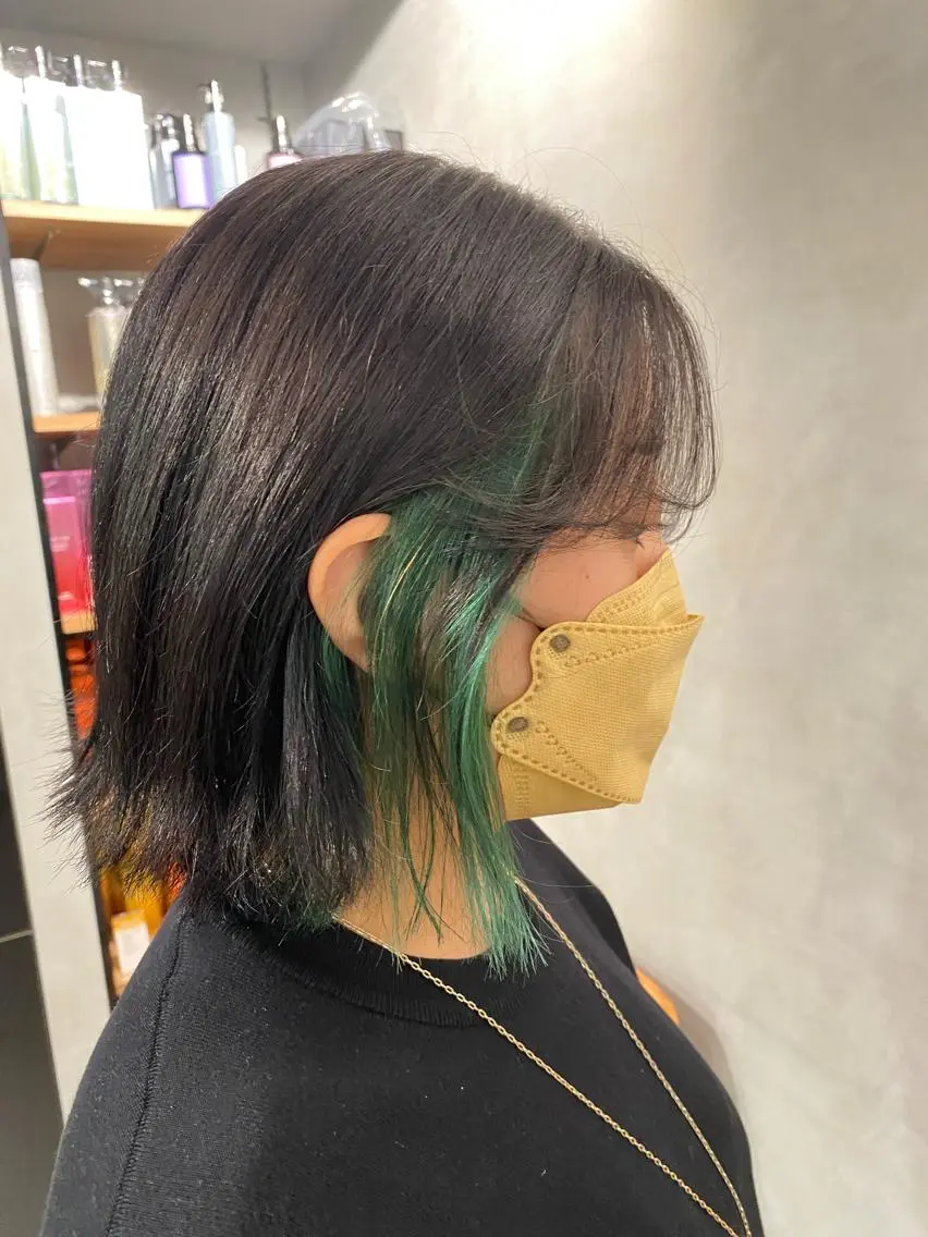 ミディアム カラー カット ヘアカラー トリートメント 【髪質改善】 梅田　聡のヘアスタイル