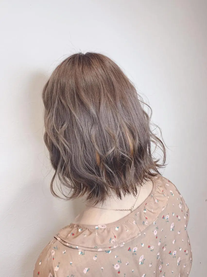 ミディアム カラー カット ヘアカラー トリートメント 🇰🇷ツヤ髪 💐Seinaのヘアスタイル