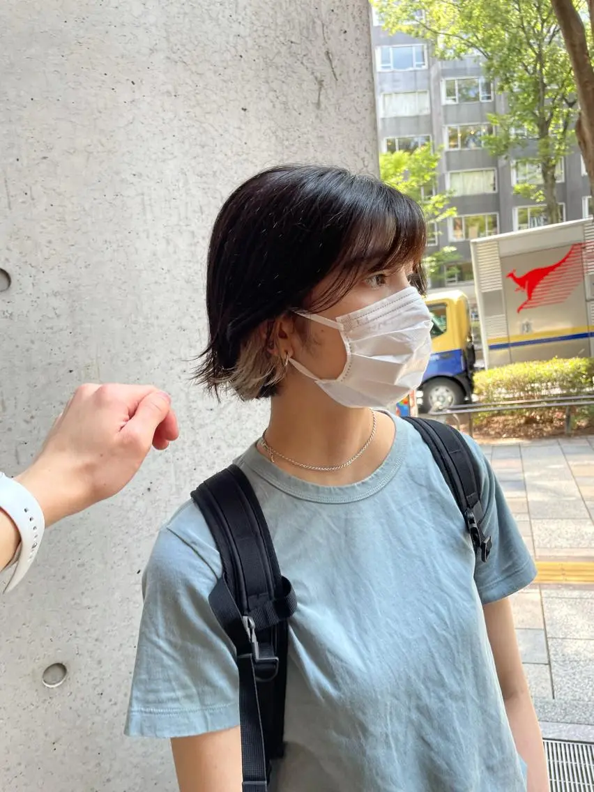 ショート 髪質改善🪄 イルミナカラー岩谷のヘアスタイル