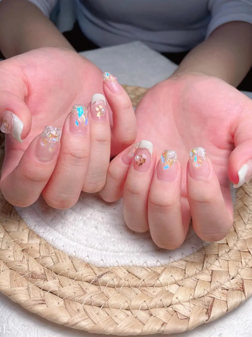 ネイル ハンドネイル M 🌷Nail 長さだし専門店のネイルデザイン