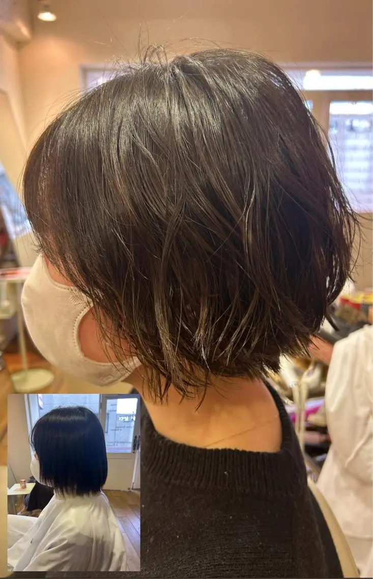 ショート ショートヘア 松川 紀代のヘアスタイル
