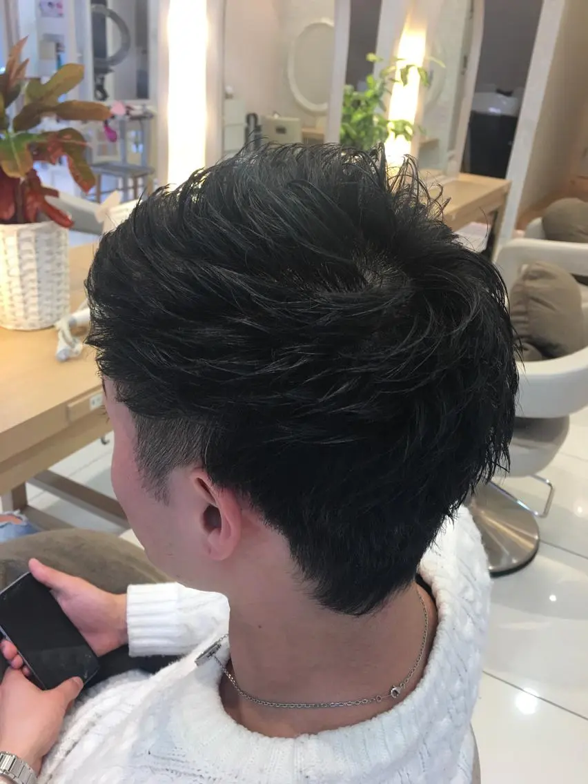 ショート メンズ 刈り上げ 小田原NO1 美容師 飯田飛翔のヘアスタイル