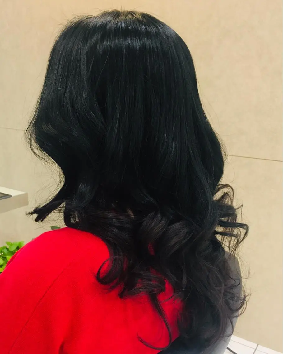 ロング カラー 宮寺 希実のヘアスタイル