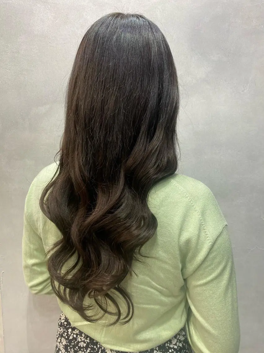 セミロング カラー ヘアアレンジ FAAM Tsuneのヘアスタイル
