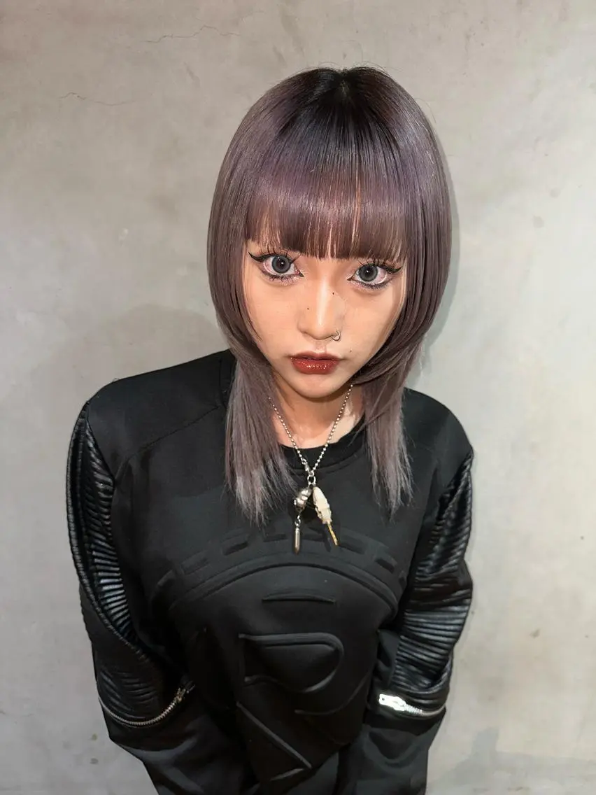 ミディアム カラー 縮毛矯正/髪質改善 RENのヘアスタイル