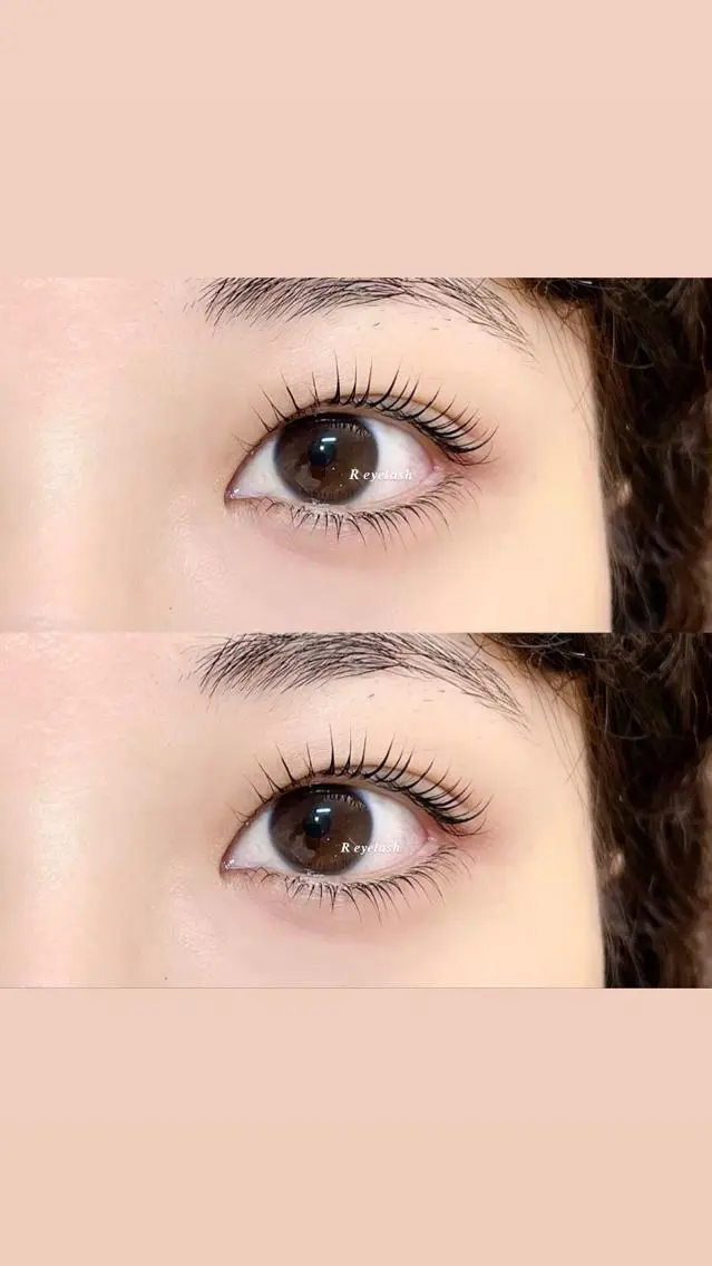 ショート カラー パーマ ヘアアレンジ メンズ キッズ ネイル マツエク・マツパ アイブロウ 下まつげエクステ マツパ 𝑹 eyelashのマツエク・マツパデザイン