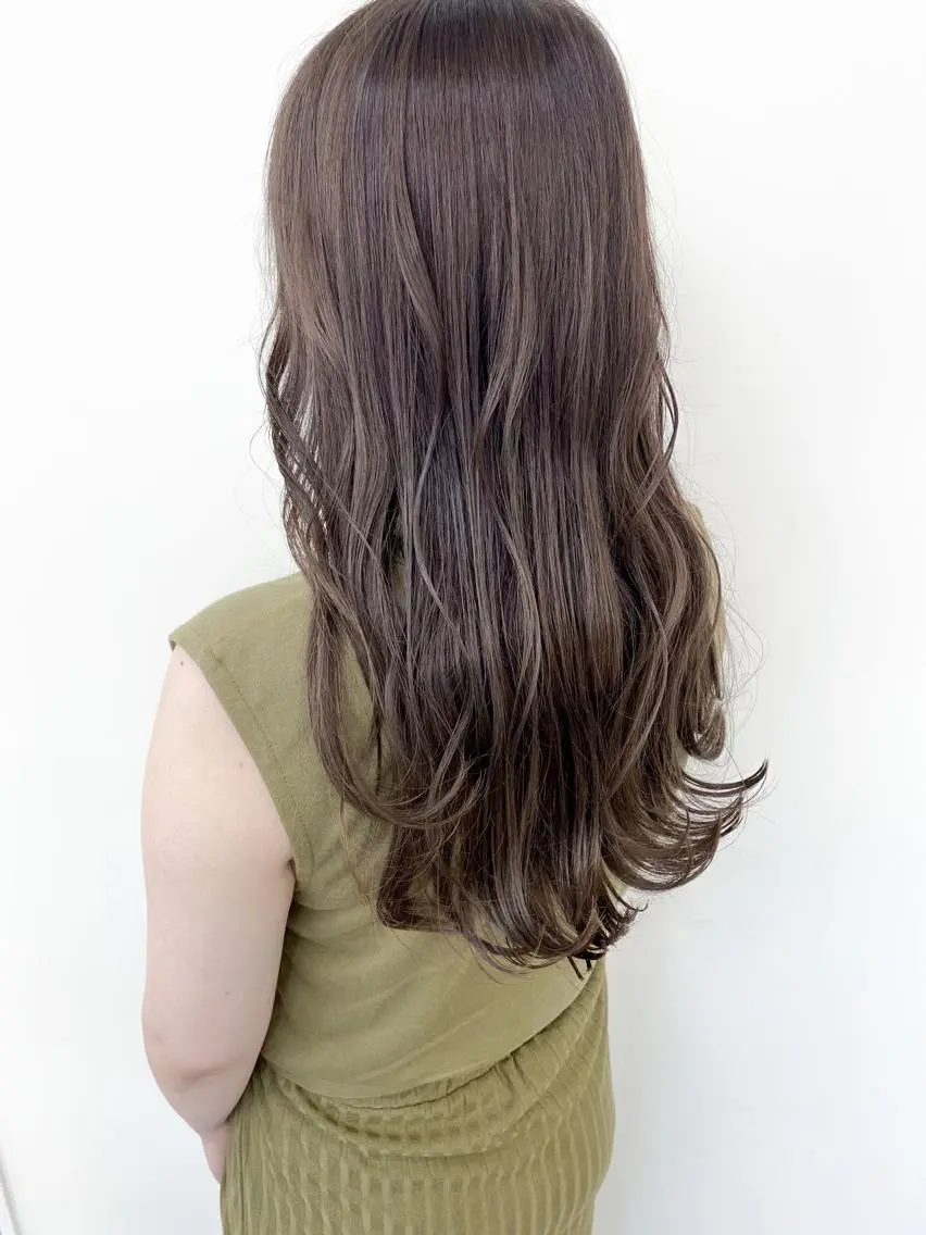 ロング カラー ベージュカラー 透明感カラー カット ヘアカラー トリートメント 丹羽 隼人/髪質改善 /韓国ヘア🇰🇷のヘアスタイル