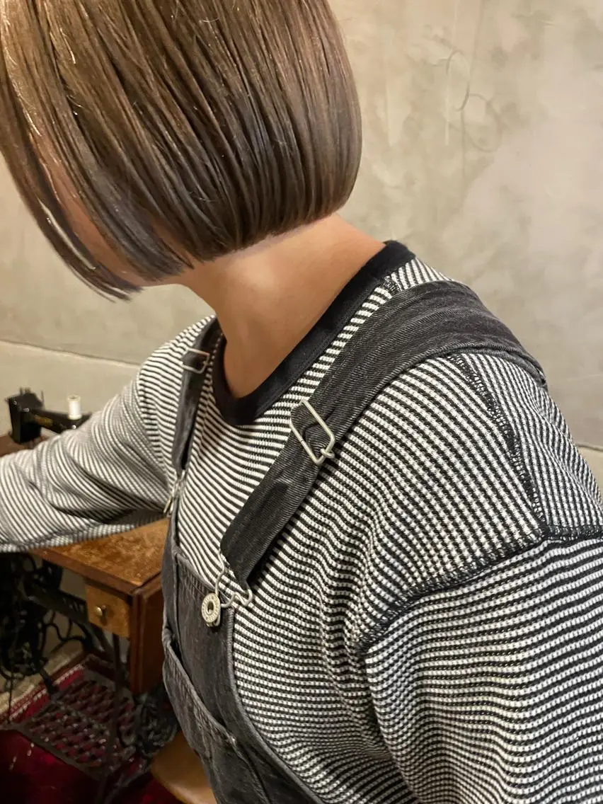 ショート ボブ カット ヘアカラー トリートメント ayane⭐️ボブ・ ショート・パーマのヘアスタイル
