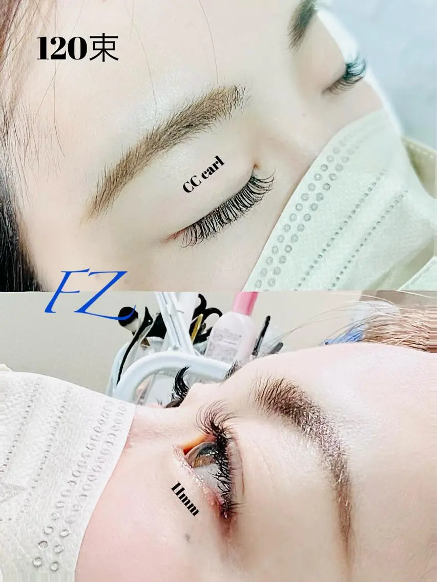 マツエク・マツパ ケラチンラッシュリフト バインドロック 束感まつ毛 Cカール キュート マツエク eyelash presh yukaのマツエク・マツパデザイン