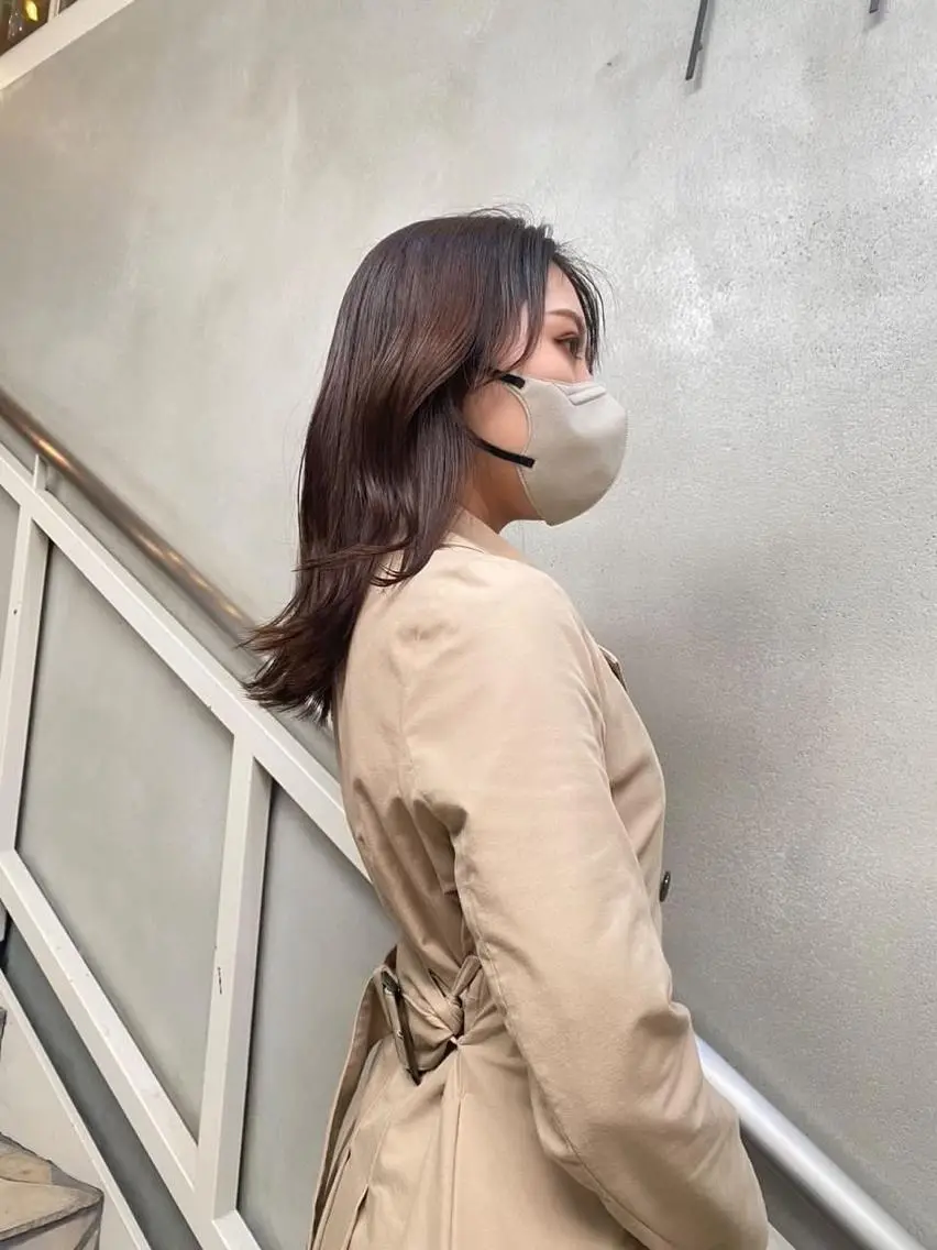 セミロング カラー トリートメント 佐藤 永夏のヘアスタイル
