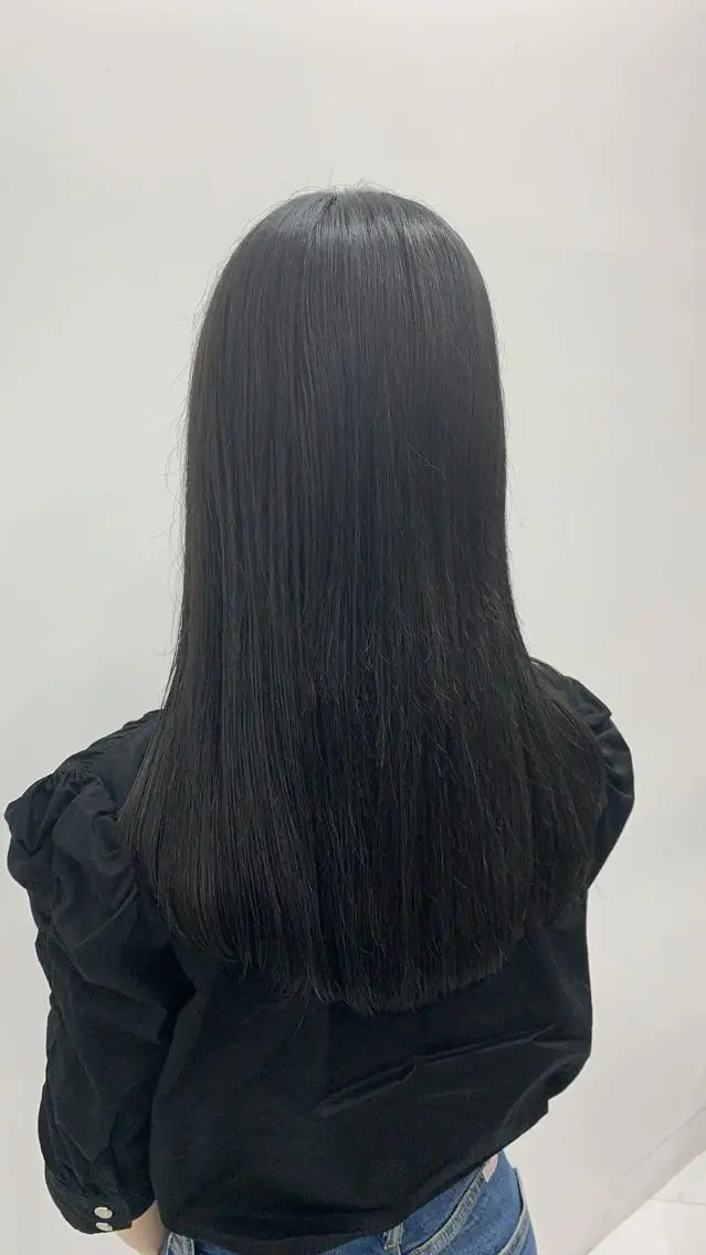 ロング 🌷ラベンダーピンク 顔まわり🌷ねいろのヘアスタイル