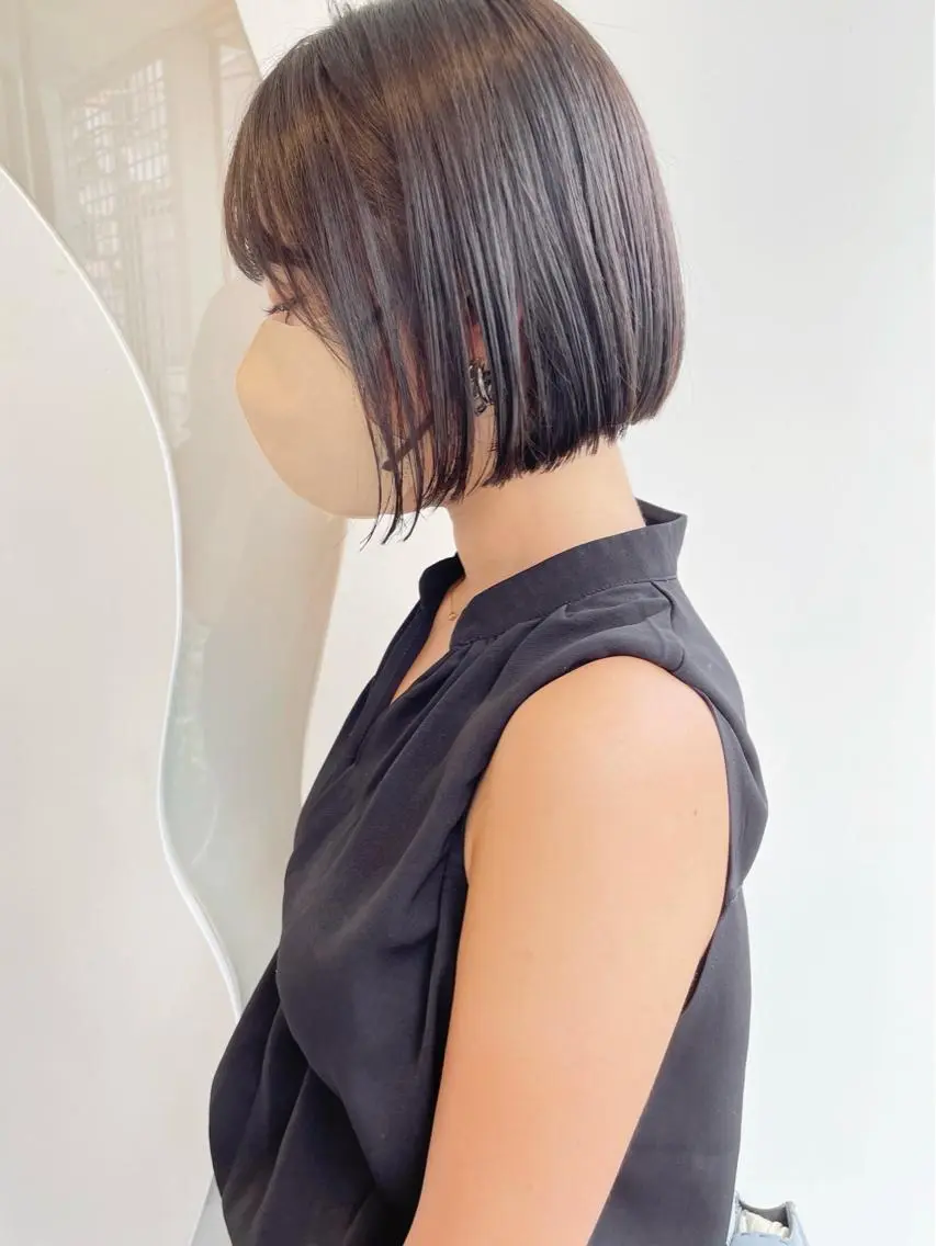 ショート ボブ カット ヘアカラー 【ボブ/個室サロン】 癒し空間mimuraのヘアスタイル
