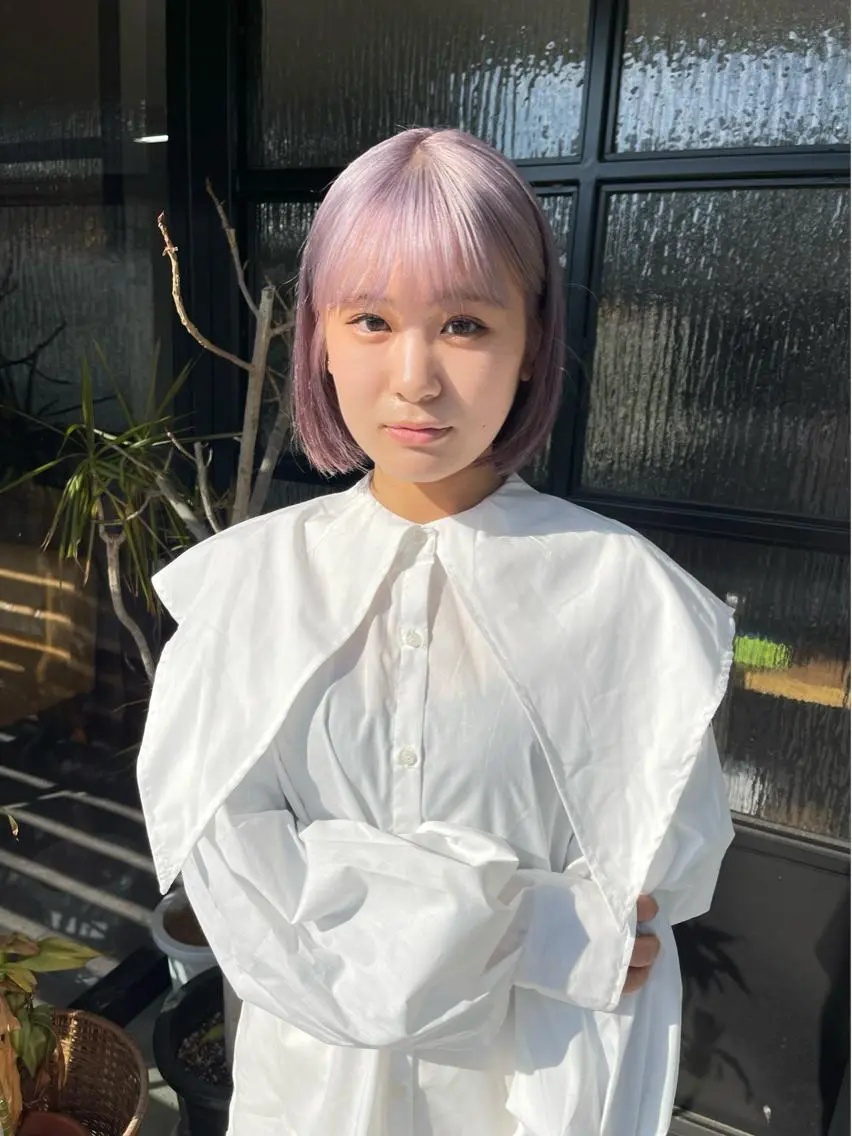 カラー 透明感カラー ヘアカラー 掛川美容師 chikakoのヘアスタイル