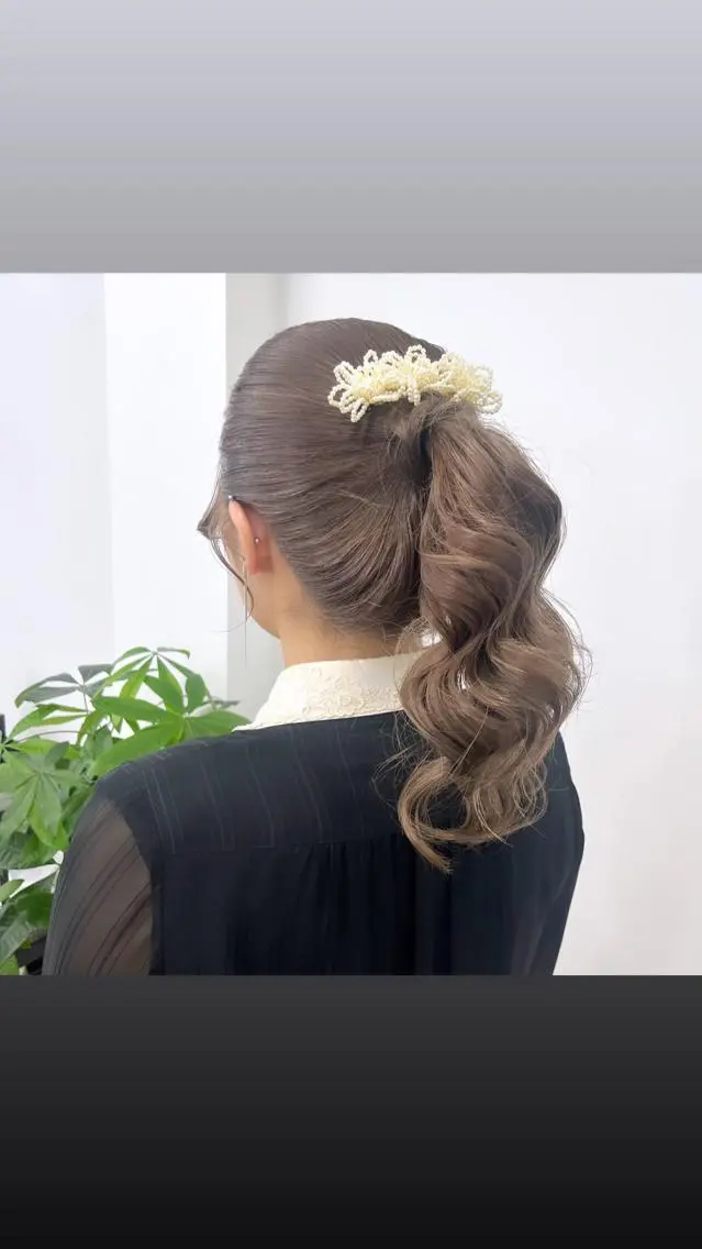 セミロング カラー 入学式 卒業式のヘアスタイル 似合わせカット 小顔カット HIROKO / 透明感暖色カラー🎀のヘアスタイル