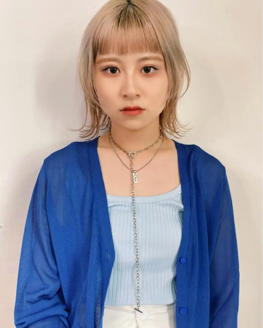 ショート カラー ブリーチ ケアブリーチ ダブルカラー ハイトーンカラー イルミナカラー ヘアカラー トリートメント ヘアセット 🧡色落ちまで2度 楽しめる🧡ヨシキのヘアスタイル