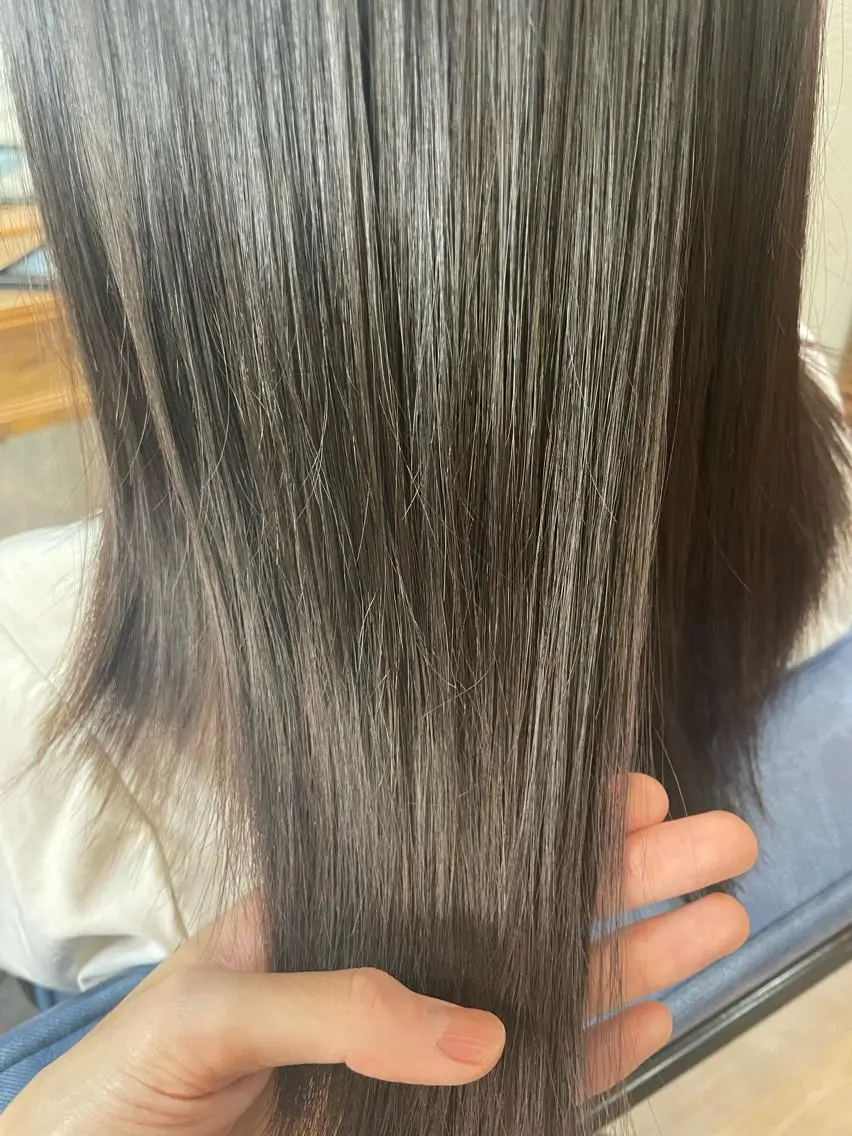 ロング カラー ヘアカラー トリートメント hairsBerry 豊津店のヘアスタイル