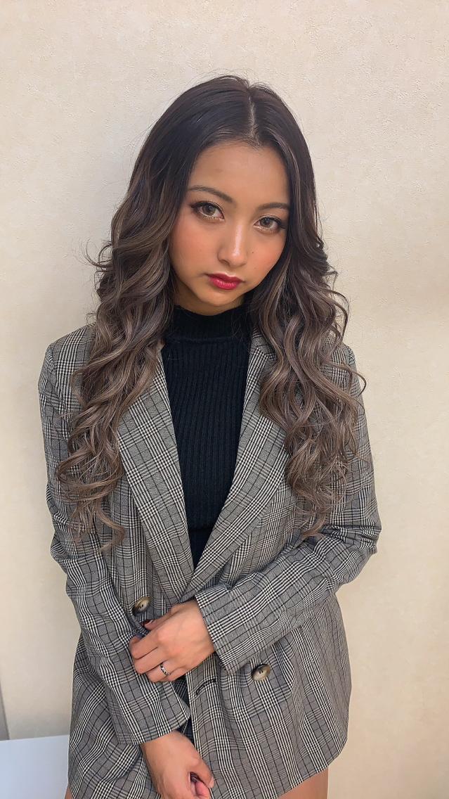 ロング プルエクステ エクステ エクステ プルエクステ 𝑾𝑨𝑲𝑨のヘアスタイル