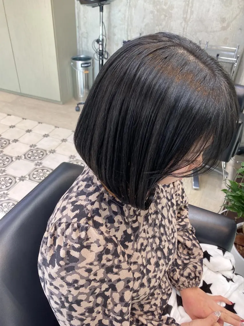 ショート カラー 学生 タンバルモリ トリートメント 韓国ヘア☁️ mitsukiのヘアスタイル