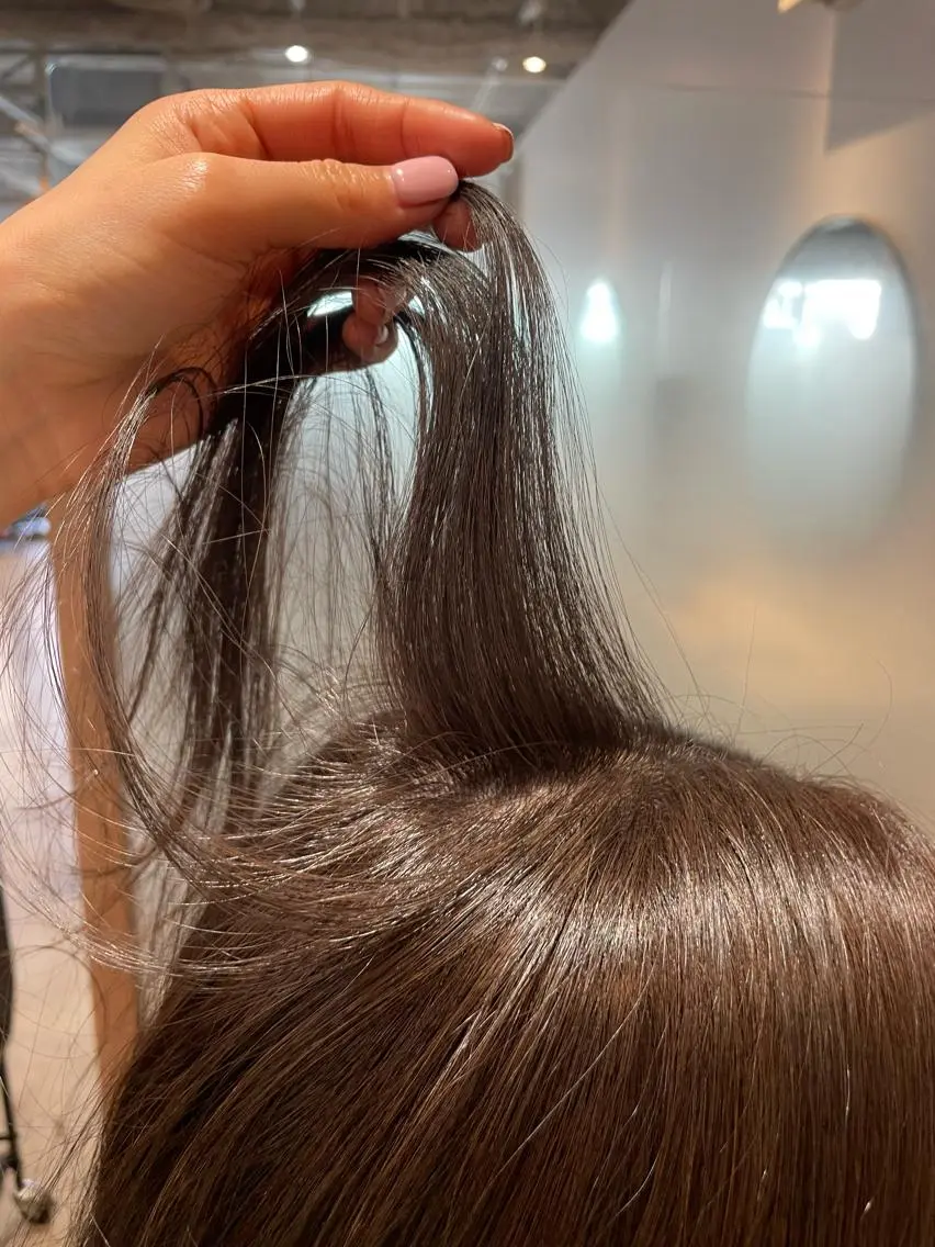 ミディアム カラー 透明感カラー ゆるふわガーリーst yle🩰yuukaのヘアスタイル