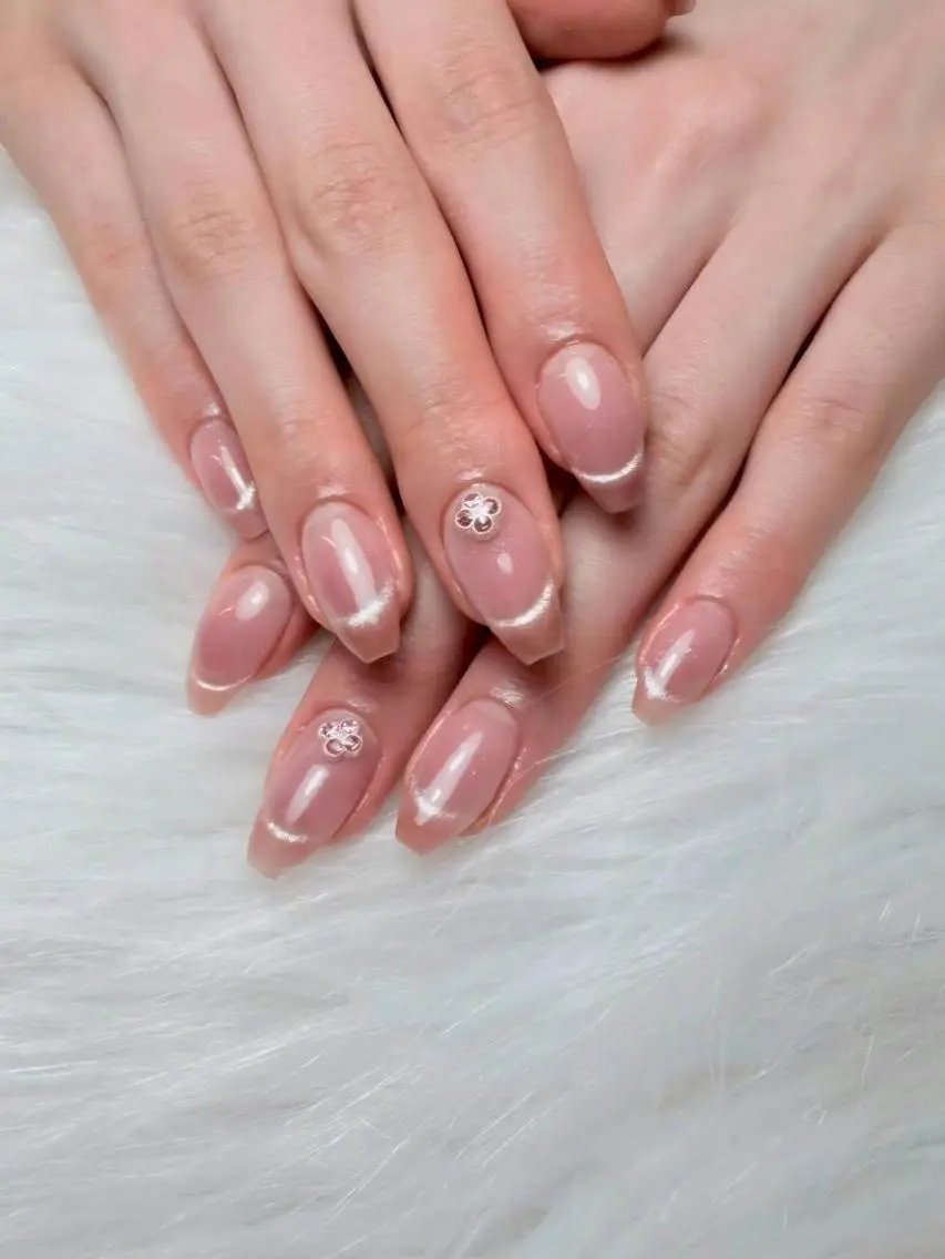 ネイル ジェルネイル マグネットネイル 持ち込み オフィスネイル パラジェル ハンドネイル Mihana Nails.*♡のネイルデザイン