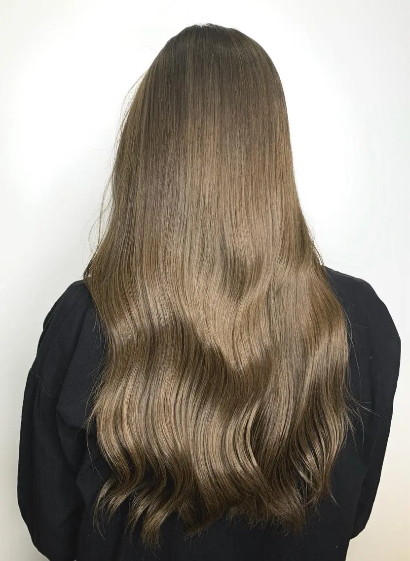 ロング カラー ヘアアレンジ ブリーチ ブロンド 外国人風カラー 🇺🇸海外レイヤー /カラーGOのヘアスタイル