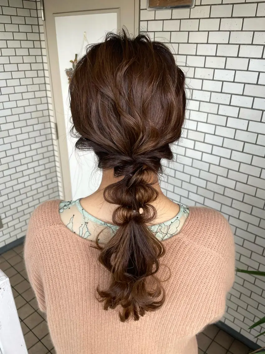 ヘアアレンジ デート 浴衣 ヘアセット 参列・イベントヘア♡ ゆいなのヘアスタイル