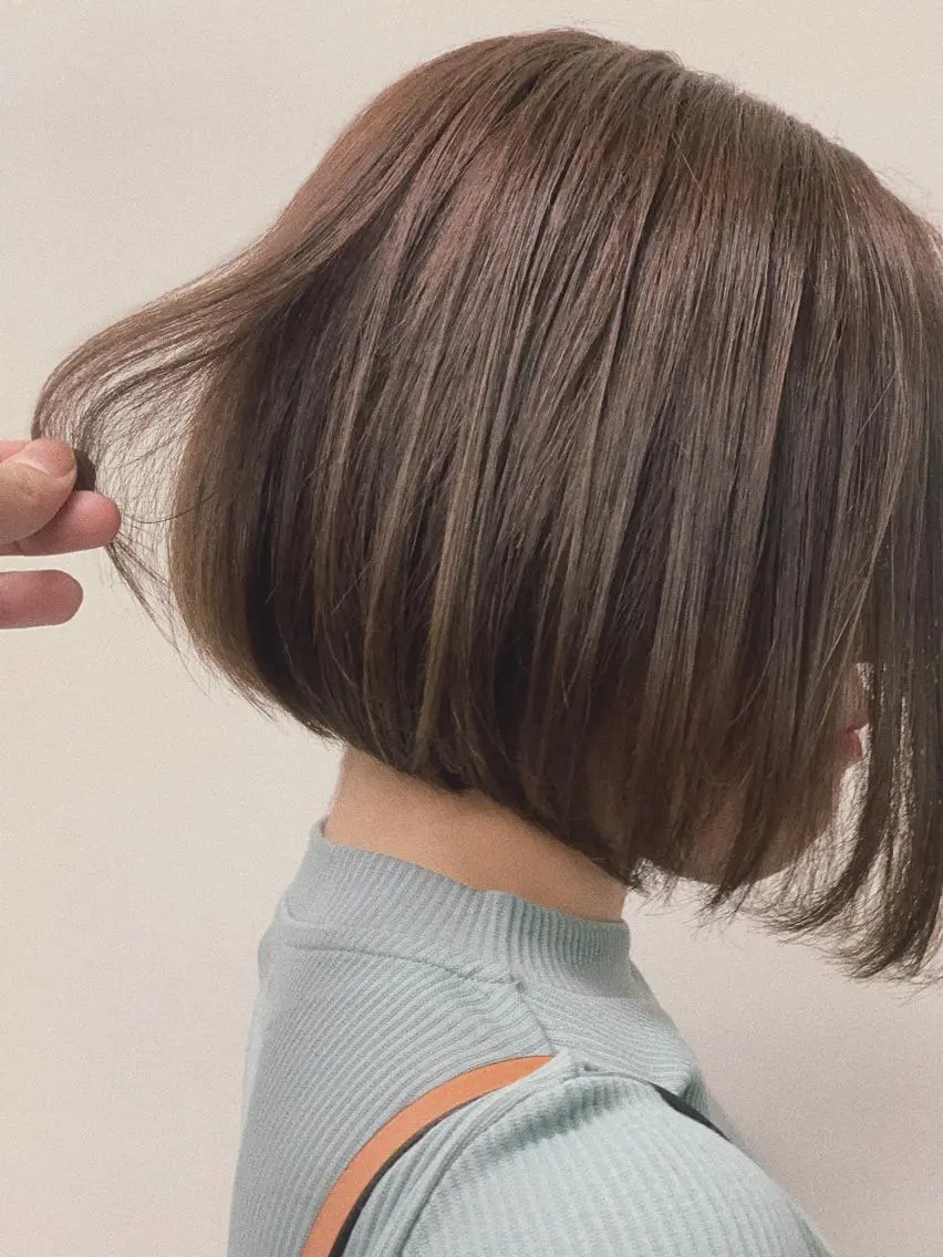 ミディアム ヨシモトリョウ 髪質改善/美髪のヘアスタイル