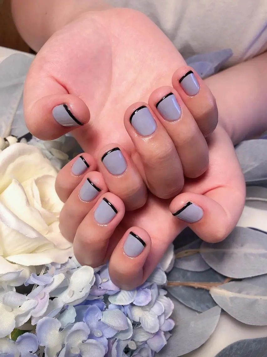 ネイル フレンチネイル 🍭Kiara Nail🍭のネイルデザイン