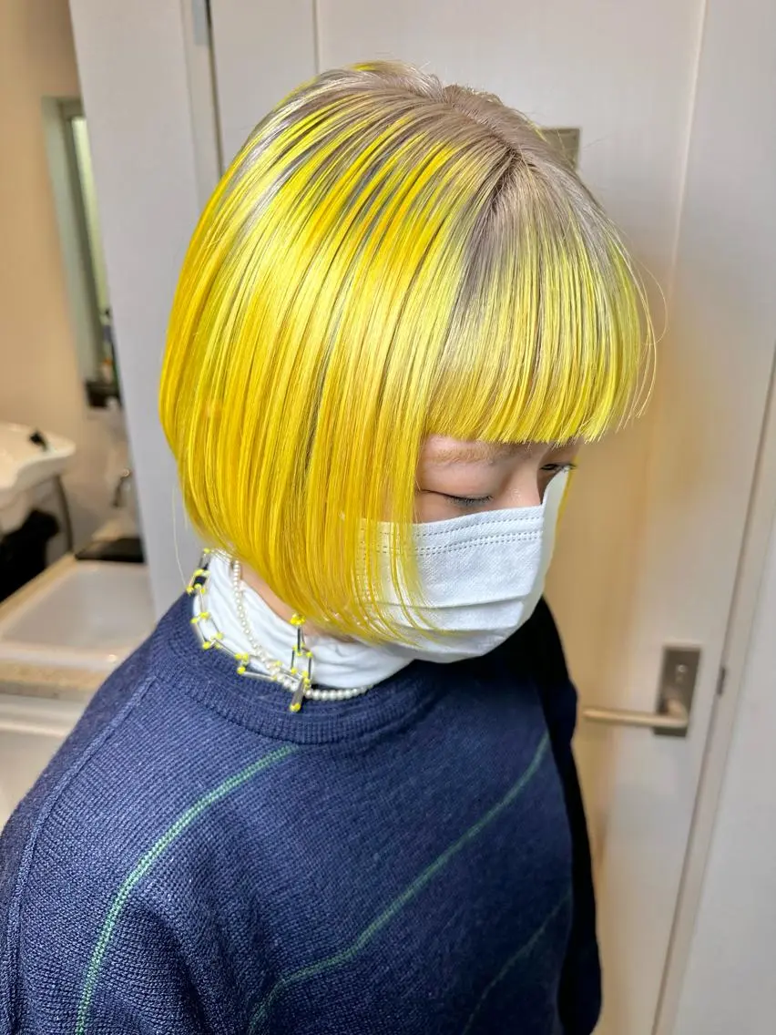 ショート カット ヘアカラー トリートメント 🍀ケアブリーチ カラー🍀坂井のヘアスタイル