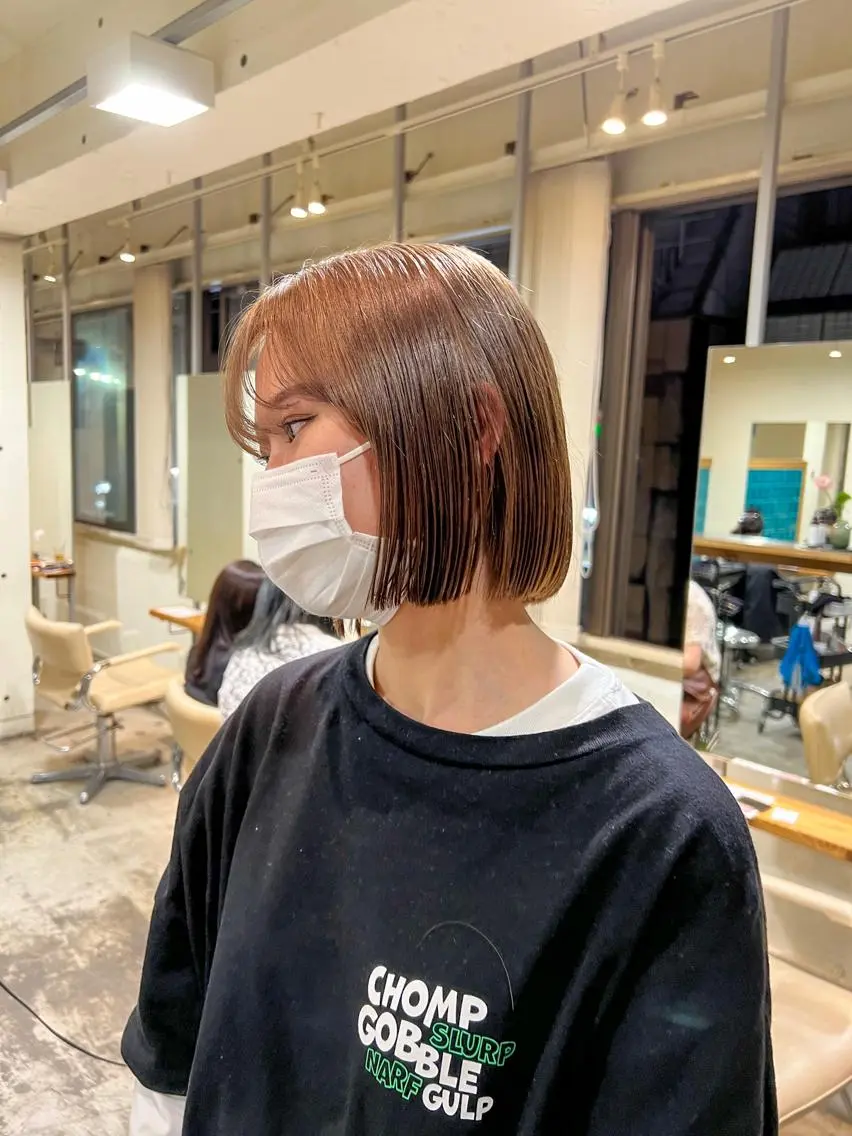 ショート カラー パーマ ボブ スパイキーショート/ メンズヘア/hugeのヘアスタイル